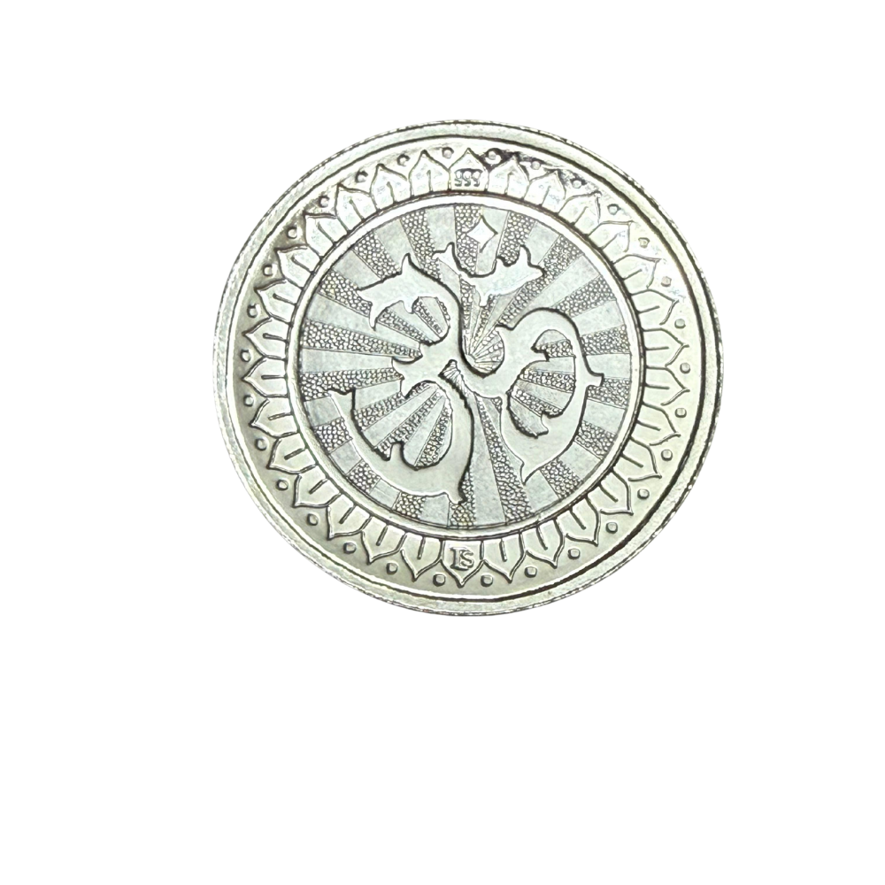 Om 999 Silver Coin